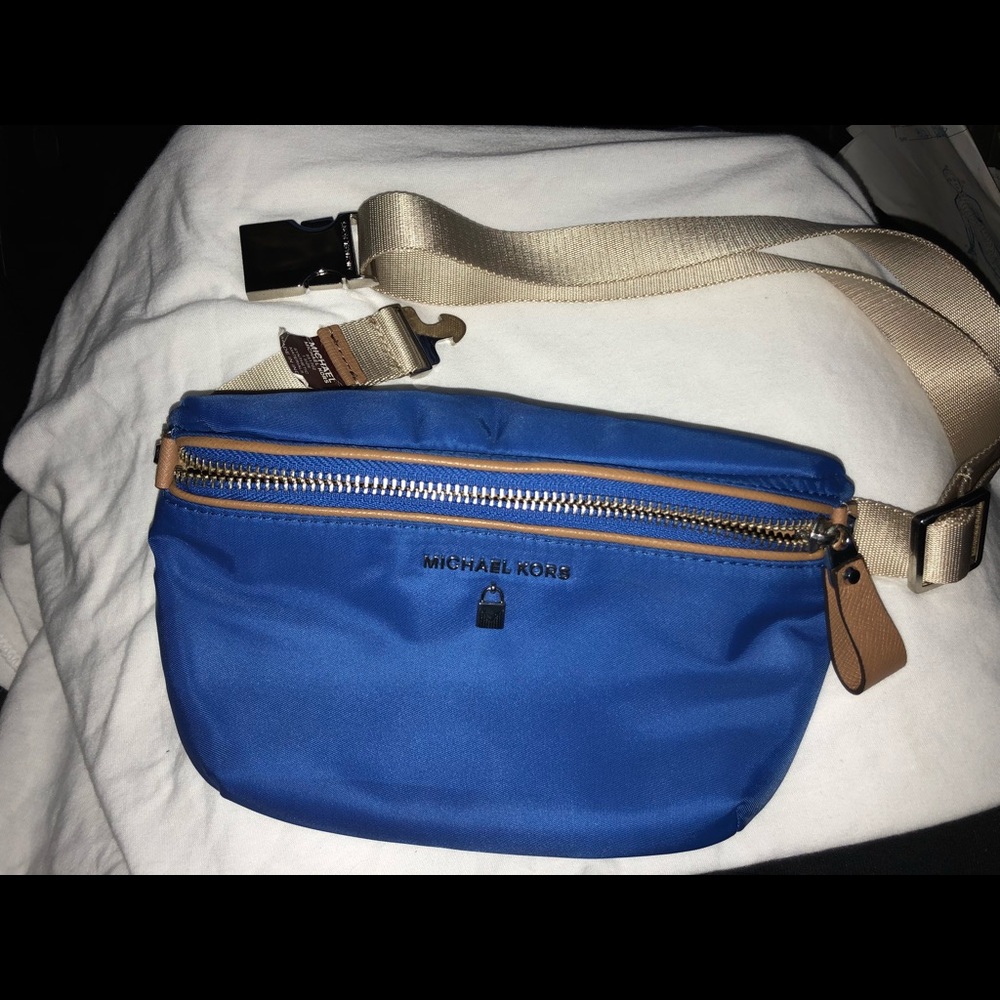 Michael Kors blue fanny pack